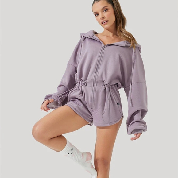 POPFLEX Cloud Romper - Dusty Mauve Size S/M - Picture 1 of 9